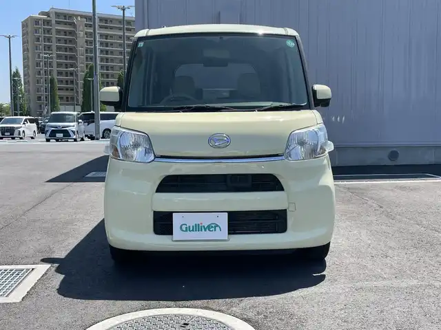 ダイハツ タント L SA 千葉県 2015(平27)年 3.9万km コットンアイボリー 禁煙車/スマートアシスト/・衝突警報機能/・衝突回避支援ブレーキ機能/・誤発進抑制機能（前方）/・先行車発進お知らせ機能/社外７インチナビ/・フルセグTV/CD/SD/両側スライドドア/エアコン/リモコンキー/パワーステアリング/パワーウインドウ/電動格納ミラー/保証書、取説/スペアキー
