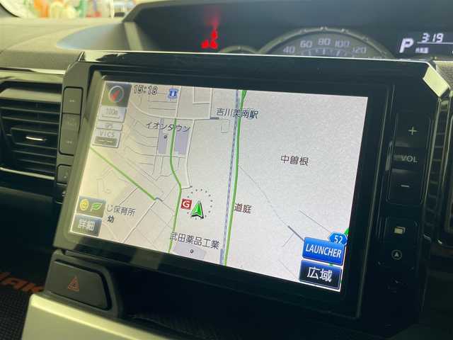 ダイハツ ウェイク G SA 大分県 2014(平26)年 7.1万km プラムブラウンクリスタルマイカ 純正ナビ/フルセグTV/HDMI/Bluetooth/バックカメラ/両側パワースライドドア/衝突軽減装置/USB/オートHIDライト/プッシュスタート/純正フロアマット/純正ドアバイザー/純正15インチAW/スペアキーX1