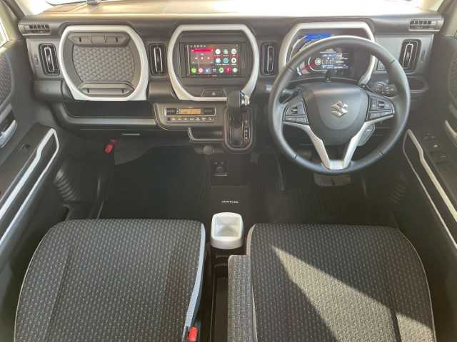 スズキ ハスラー HYBRID X ターボ 福島県 2021(令3)年 1.1万km オフブルーM AIS検査済み/【社外パーツ取付有】/前席シートヒーター/レーダークルーズコントロール/クリアランスソナー/アイドリングストップ/パドルシフト/ドライブレコーダー/SDデッキ/レーンキープアシスト/衝突被害軽減ブレーキ/純正LEDヘッドライト/15インチAW　DEANクロスカントリー（社外）/NANKANG ECO-2+ ホワイトリボン　165/60R15（新品）（社外）/ダムド　CLASSICO フェイスチェンジキット（社外）/ダムド　 CLASICOウッドストライプ（社外）/ATOTO　ディスプレイオーディオ（社外）