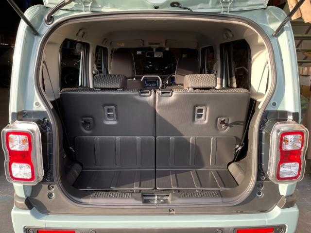 スズキ ハスラー HYBRID X ターボ 福島県 2021(令3)年 1.1万km オフブルーM AIS検査済み/【社外パーツ取付有】/前席シートヒーター/レーダークルーズコントロール/クリアランスソナー/アイドリングストップ/パドルシフト/ドライブレコーダー/SDデッキ/レーンキープアシスト/衝突被害軽減ブレーキ/純正LEDヘッドライト/15インチAW　DEANクロスカントリー（社外）/NANKANG ECO-2+ ホワイトリボン　165/60R15（新品）（社外）/ダムド　CLASSICO フェイスチェンジキット（社外）/ダムド　 CLASICOウッドストライプ（社外）/ATOTO　ディスプレイオーディオ（社外）