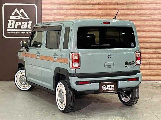 スズキ ハスラー HYBRID X ターボ 福島県 2021(令3)年 1.1万km オフブルーM AIS検査済み/【社外パーツ取付有】/前席シートヒーター/レーダークルーズコントロール/クリアランスソナー/アイドリングストップ/パドルシフト/ドライブレコーダー/SDデッキ/レーンキープアシスト/衝突被害軽減ブレーキ/純正LEDヘッドライト/15インチAW　DEANクロスカントリー（社外）/NANKANG ECO-2+ ホワイトリボン　165/60R15（新品）（社外）/ダムド　CLASSICO フェイスチェンジキット（社外）/ダムド　 CLASICOウッドストライプ（社外）/ATOTO　ディスプレイオーディオ（社外）