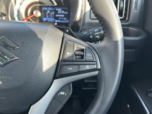 スズキ ハスラー Jスタイル Ⅱ ターボ 広島県 2024(令6)年 2.6万km シフォンアイボリーメタリック/ガンメタリック2トーン ワンオーナー/KENWOODナビ/【フルセグTV/CD/DVD/Bluetooth】/バックカメラ/ETC/ドライブレコーダー/HDMI/ハーフレザーシート/シートヒーター(D/N)/パドルシフト/衝突被害軽減ブレーキ/レーダークルーズコントロール/ルーフレール/コーナーセンサー/LEDヘッドライト/オートライト/プッシュスタート/スマートキー/スペアキー/アイドリングストップ/保証書/取扱説明書