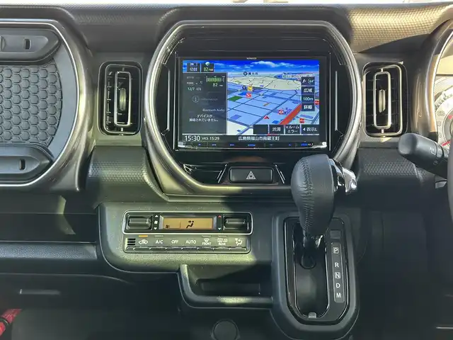 スズキ ハスラー Jスタイル Ⅱ ターボ 広島県 2024(令6)年 2.6万km シフォンアイボリーメタリック/ガンメタリック2トーン ワンオーナー/KENWOODナビ/【フルセグTV/CD/DVD/Bluetooth】/バックカメラ/ETC/ドライブレコーダー/HDMI/ハーフレザーシート/シートヒーター(D/N)/パドルシフト/衝突被害軽減ブレーキ/レーダークルーズコントロール/ルーフレール/コーナーセンサー/LEDヘッドライト/オートライト/プッシュスタート/スマートキー/スペアキー/アイドリングストップ/保証書/取扱説明書