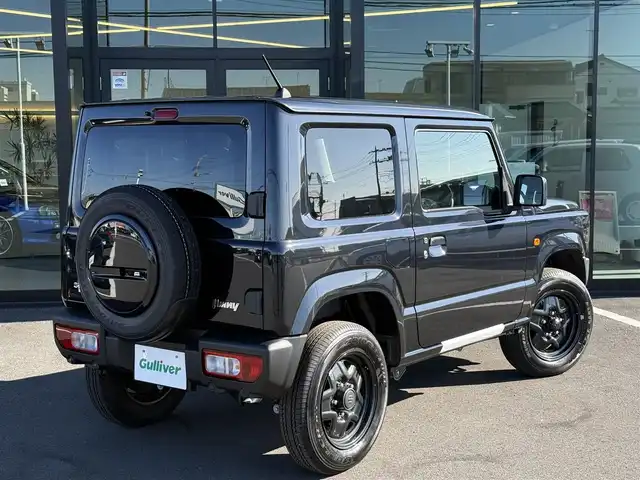 スズキ ジムニー XL 栃木県 2025(令7)年 0.1千km ブルーイッシュブラックパール3 デュアルセンサーブレーキサポート/レーンアラート/バックソナー/シートヒーター/ダウンヒルアシスト/ミラーヒーター/スマートキー×2