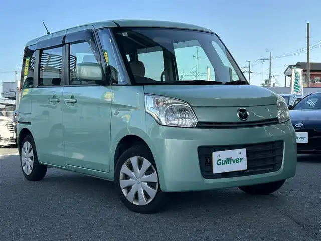 マツダ フレアワゴン XS 奈良県 2013(平25)年 6.5万km フォレストアクアM １オーナー/純正ナビ/両側パワスラ/純正フロアマット/ワンセグtv/バックカメラ/Bluetooth/ドアバイザー/オートライト/Pウィンドウ/Pステアリング/ETC/プッシュスタート/Aストップ/保証書/取扱説明書