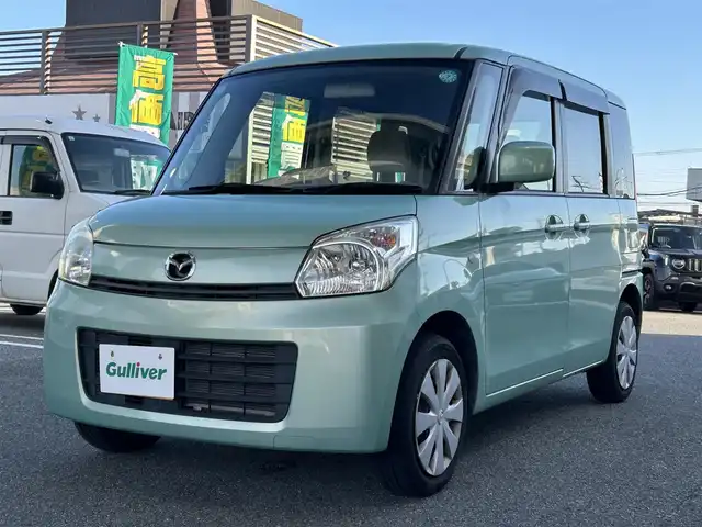 マツダ フレアワゴン XS 奈良県 2013(平25)年 6.5万km フォレストアクアM １オーナー/純正ナビ/両側パワスラ/純正フロアマット/ワンセグtv/バックカメラ/Bluetooth/ドアバイザー/オートライト/Pウィンドウ/Pステアリング/ETC/プッシュスタート/Aストップ/保証書/取扱説明書