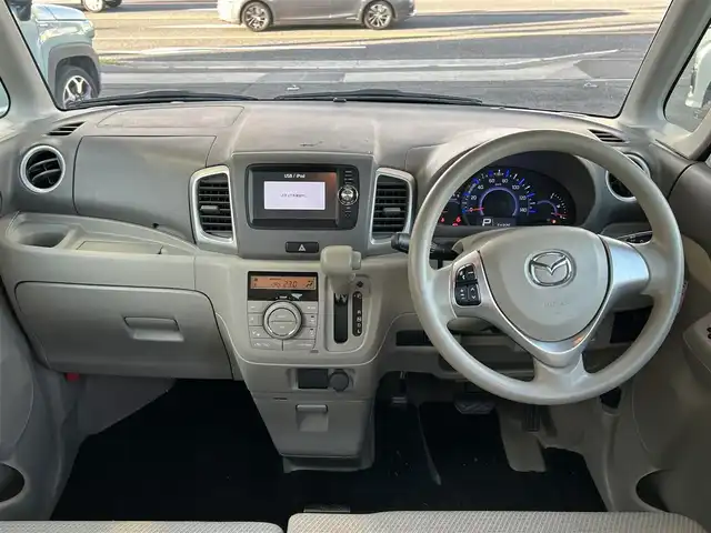 マツダ フレアワゴン XS 奈良県 2013(平25)年 6.5万km フォレストアクアM １オーナー/純正ナビ/両側パワスラ/純正フロアマット/ワンセグtv/バックカメラ/Bluetooth/ドアバイザー/オートライト/Pウィンドウ/Pステアリング/ETC/プッシュスタート/Aストップ/保証書/取扱説明書