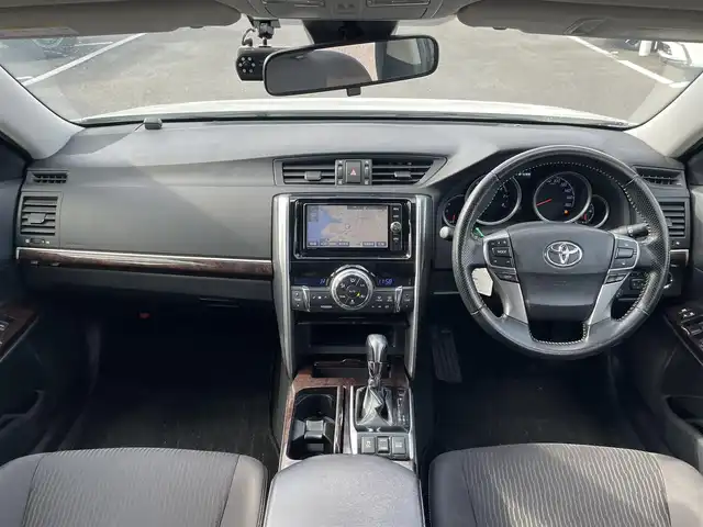 トヨタ マークＸ 250G 長崎県 2017(平29)年 8.9万km ホワイトパールクリスタルシャイン 純正SDナビ/CD/DVD/BT/フルセグTV/バックカメラ/D席パワーシート/プリクラッシュセーフティシステム/レーダークルーズコントロール/モデリスタエアロ/ドライブレコーダー/LEDオートヘッドライト/社外17インチAW/ビルトインETC2.0