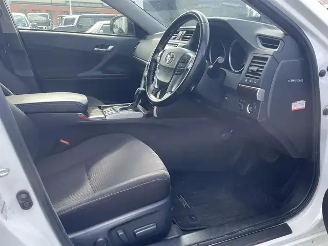 トヨタ マークＸ 250G 長崎県 2017(平29)年 8.9万km ホワイトパールクリスタルシャイン 純正SDナビ/CD/DVD/BT/フルセグTV/バックカメラ/D席パワーシート/プリクラッシュセーフティシステム/レーダークルーズコントロール/モデリスタエアロ/ドライブレコーダー/LEDオートヘッドライト/社外17インチAW/ビルトインETC2.0