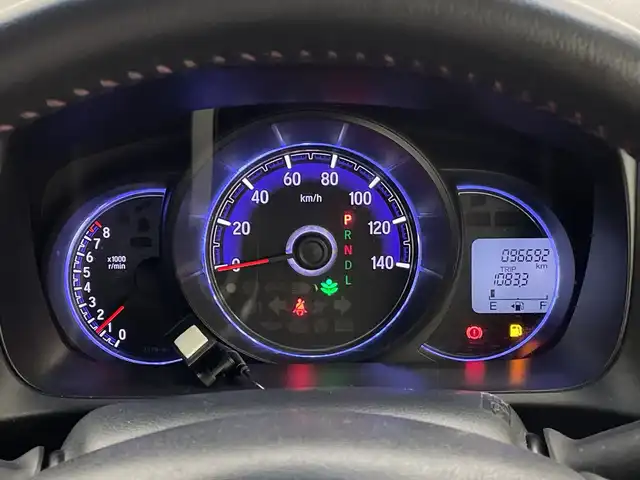 ホンダ Ｎ ＷＧＮ カスタム G 新潟県 2014(平26)年 9.7万km スマートブラック 社外SDナビ/バックモニター/純正フロアマット/ハーフレザーシート/社外16インチAW夏タイヤ/横滑り防止機能