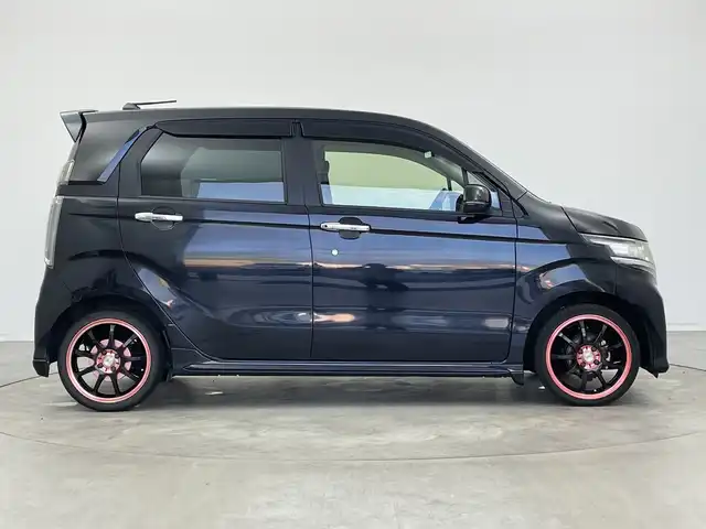 ホンダ Ｎ ＷＧＮ カスタム G 新潟県 2014(平26)年 9.7万km スマートブラック 社外SDナビ/バックモニター/純正フロアマット/ハーフレザーシート/社外16インチAW夏タイヤ/横滑り防止機能