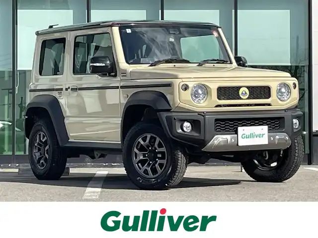 スズキ ジムニー シエラ JC 和歌山県 2020(令2)年 3.4万km シフォンアイボリーメタリックブラック2トーンルーフ 社外足回り/社外エアクリーナー/社外フロントグリル/４WD/CDオーディオ/社外前後コーナーセンサー/衝突軽減ブレーキ/オートライト/クルーズコントロール/ダウンヒルアシストコントロール/シートヒーター/LEDヘッドライト/フォグランプ