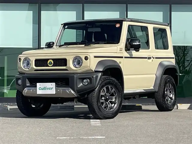 スズキ ジムニー シエラ JC 和歌山県 2020(令2)年 3.4万km シフォンアイボリーメタリックブラック2トーンルーフ 社外足回り/社外エアクリーナー/社外フロントグリル/４WD/CDオーディオ/社外前後コーナーセンサー/衝突軽減ブレーキ/オートライト/クルーズコントロール/ダウンヒルアシストコントロール/シートヒーター/LEDヘッドライト/フォグランプ