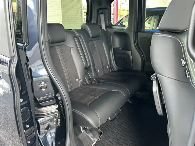 ホンダ Ｎ ＢＯＸ カスタム L ターボ 神奈川県 2022(令4)年 2.3万km ミッドナイトブルービームM ワンオーナー/純正ナビ/フルセグTV/バックカメラ/両側パワースライド/クルーズコントロール/パドルシフト/ハーフレザー/前席シートヒーター/ETC/前後ドライブレコーダー/コーナーセンサー/スマートキー/スペアキー×1/純正フロアマット/純正AW/取扱説明書/保証書