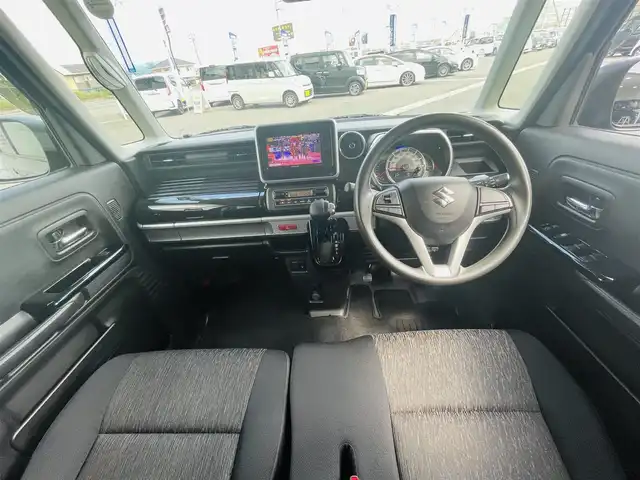 スズキ スペーシア カスタム HYBRID GS 岡山県 2019(平31)年 11.3万km ブルーイッシュブラックパール3 (株)IDOMが運営する【じしゃロン岡山店】の自社ローン専用車両になります。こちらは現金またはオートローンご利用時の価格です。自社ローンご希望の方は別途その旨お申付け下さい/・社外ナビゲーション/・片側電動スライドドア/・ＥＴＣ/・シートヒーター