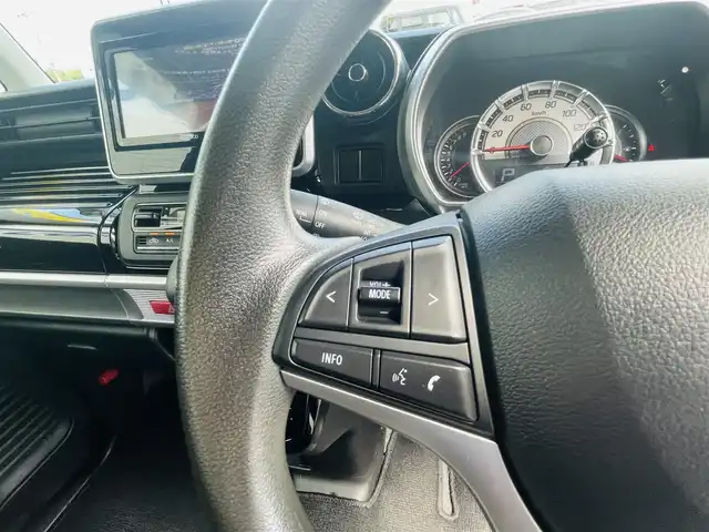 スズキ スペーシア カスタム HYBRID GS 岡山県 2019(平31)年 11.3万km ブルーイッシュブラックパール3 (株)IDOMが運営する【じしゃロン岡山店】の自社ローン専用車両になります。こちらは現金またはオートローンご利用時の価格です。自社ローンご希望の方は別途その旨お申付け下さい/・社外ナビゲーション/・片側電動スライドドア/・ＥＴＣ/・シートヒーター