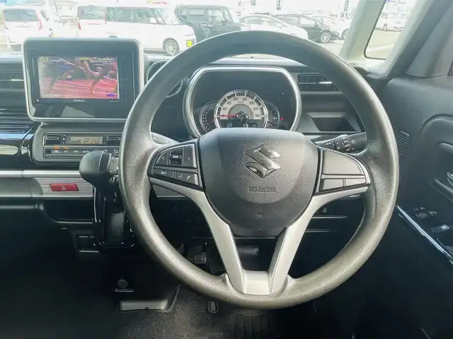 スズキ スペーシア カスタム HYBRID GS 岡山県 2019(平31)年 11.3万km ブルーイッシュブラックパール3 (株)IDOMが運営する【じしゃロン岡山店】の自社ローン専用車両になります。こちらは現金またはオートローンご利用時の価格です。自社ローンご希望の方は別途その旨お申付け下さい/・社外ナビゲーション/・片側電動スライドドア/・ＥＴＣ/・シートヒーター