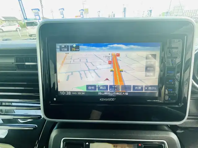 スズキ スペーシア カスタム HYBRID GS 岡山県 2019(平31)年 11.3万km ブルーイッシュブラックパール3 (株)IDOMが運営する【じしゃロン岡山店】の自社ローン専用車両になります。こちらは現金またはオートローンご利用時の価格です。自社ローンご希望の方は別途その旨お申付け下さい/・社外ナビゲーション/・片側電動スライドドア/・ＥＴＣ/・シートヒーター