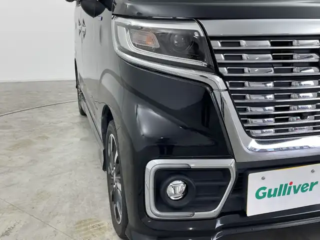 スズキ スペーシア カスタム HYBRID XS 群馬県 2021(令3)年 3.9万km ブルーイッシュブラックパール3 8インチ純正ナビ/ドラレコ前後/バックカメラ/全方位カメラ/LEDhヘッドライト/シートヒーター/ハーフレザーシート/両側パワースライドドア