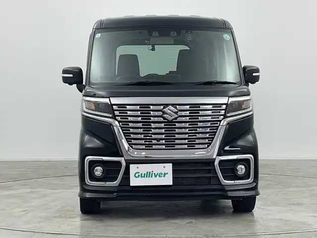 スズキ スペーシア カスタム HYBRID XS 群馬県 2021(令3)年 3.9万km ブルーイッシュブラックパール3 8インチ純正ナビ/ドラレコ前後/バックカメラ/全方位カメラ/LEDhヘッドライト/シートヒーター/ハーフレザーシート/両側パワースライドドア
