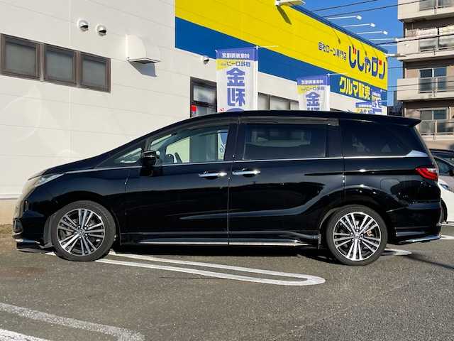 ホンダ オデッセイ アブソルート EX 東京都 2014(平26)年 10.8万km クリスタルブラックパール (株)IDOMが運営する【じしゃロン国分寺店】の自社ローン対象車両になります。こちらは現金ご利用時の価格です。自社ローンご希望の方は別途その旨お申付け下さい。/衝突被害軽減ブレーキシステム(CMBS)/マルチビューカメラシステム/両側パワースライドドア/純正インターメモリナビ/フルセグテレビ/フリップダウンモニター/2列目オットマン/クルーズコントロール/純正18インチアルミ/スマートキー/パドルシフト/ステアリングスイッチ/LED/ETC