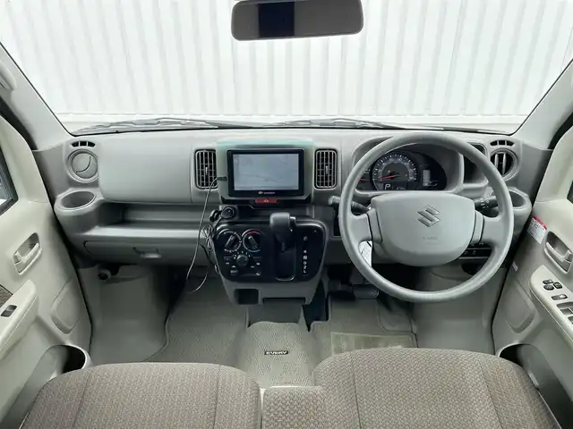 スズキ エブリイ JOIN 群馬県 2021(令3)年 0.7万km クールカーキPM 純正オーディオ(FM/AM/AUX/CD)/ポータブルナビ/ワンオーナー/衝突軽減ブレーキ/コーナーセンサー/オートライト/電動格納ミラー/両側スライドドア/純正フロアマット/純正ホイールキャップ/純正ドアバイザー/パワーウィンドウ/パワーステアリング/保証書/取扱説明書