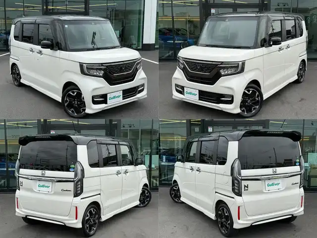 ホンダ Ｎ ＢＯＸ カスタム G L ターボ ホンダセンシング 栃木県 2017(平29)年 4.2万km プレミアムホワイトパールⅡ ツートンカラー/Gathersナビ/Bluetoothオーディオ/バックカメラ/CD/DVD再生機能/フルセグtv走行中視聴可/ステアリングリモコン/ホンダセンシング /レーダークルーズコントロール/レーンキープアシストシステム/バックソナー/両側パワースライドドア /ハーフレザーシート/LEDヘッドライト&フォグ/シーケンシャルウインカー/ビルトインETC/USB入力×2/スマートキー×2