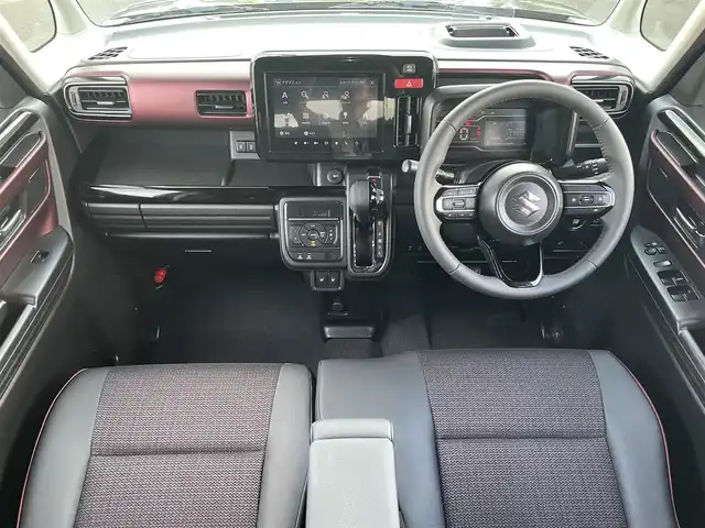 スズキ スペーシア カスタム HYBRID XS 鹿児島県 2025(令7)年 0.8万km ブルーイッシュブラックパール3 オートブレーキホールド/ヘッドアップディスプレイ/純正9インチナビ/BT/フルセグ/アラウンドビューモニター/両側パワースライドドア/クルーズコントロール/LEDオートライト/オートハイビーム/ハンドルヒーター/ハーフレザーシート/シートヒーター/純正15インチアルミホイール/アイドリングストップ/スマートキー