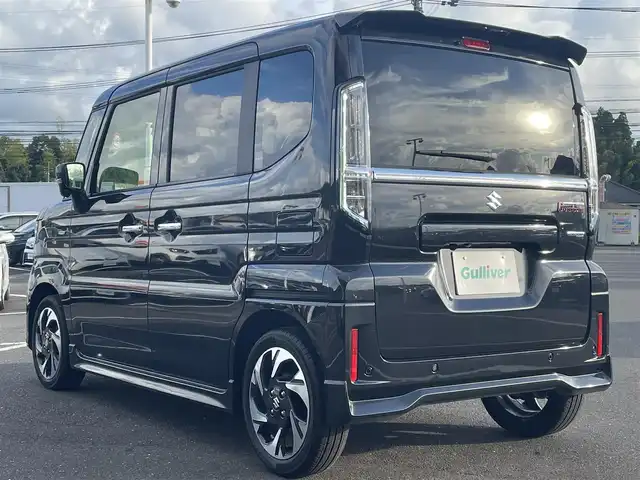 スズキ スペーシア カスタム HYBRID XS 鹿児島県 2025(令7)年 0.8万km ブルーイッシュブラックパール3 オートブレーキホールド/ヘッドアップディスプレイ/純正9インチナビ/BT/フルセグ/アラウンドビューモニター/両側パワースライドドア/クルーズコントロール/LEDオートライト/オートハイビーム/ハンドルヒーター/ハーフレザーシート/シートヒーター/純正15インチアルミホイール/アイドリングストップ/スマートキー