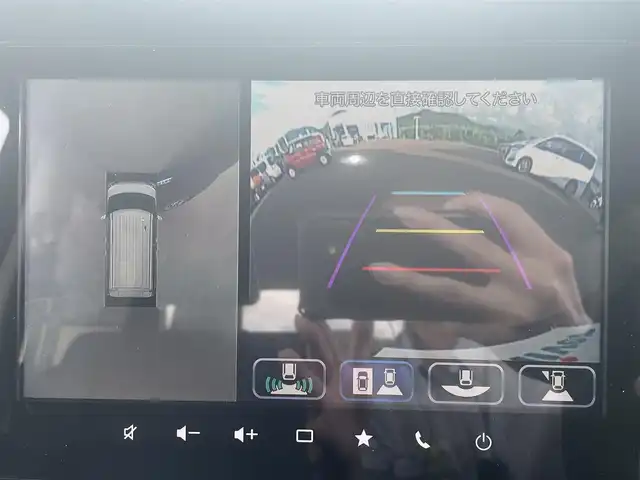 スズキ スペーシア カスタム HYBRID XS 鹿児島県 2025(令7)年 0.8万km ブルーイッシュブラックパール3 オートブレーキホールド/ヘッドアップディスプレイ/純正9インチナビ/BT/フルセグ/アラウンドビューモニター/両側パワースライドドア/クルーズコントロール/LEDオートライト/オートハイビーム/ハンドルヒーター/ハーフレザーシート/シートヒーター/純正15インチアルミホイール/アイドリングストップ/スマートキー