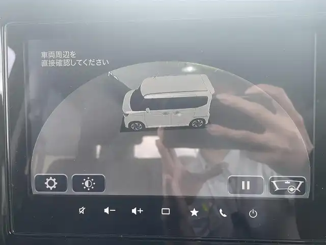 スズキ スペーシア カスタム HYBRID XS 鹿児島県 2025(令7)年 0.8万km ブルーイッシュブラックパール3 オートブレーキホールド/ヘッドアップディスプレイ/純正9インチナビ/BT/フルセグ/アラウンドビューモニター/両側パワースライドドア/クルーズコントロール/LEDオートライト/オートハイビーム/ハンドルヒーター/ハーフレザーシート/シートヒーター/純正15インチアルミホイール/アイドリングストップ/スマートキー