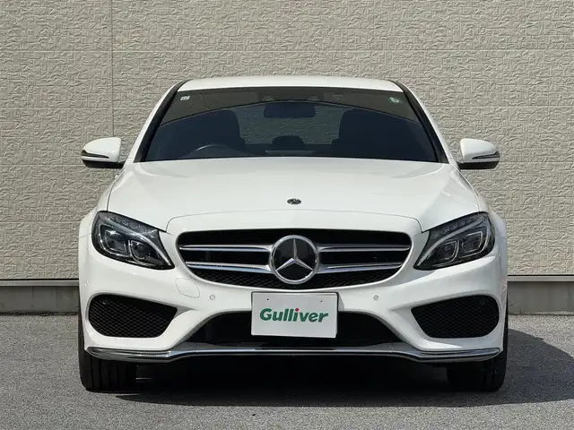 メルセデス・ベンツ Ｃ２００ アバンギャルド AMGライン 滋賀県 2017(平29)年 7.3万km ポーラホワイト HDDナビ/ワンセグテレビ（走行中視聴可能）/バックカメラ/ウィンカーミラー/クルーズコントロール/プッシュスタート/ETC/ブラインドスポットモニター/D+N席パワーシート/D+N席シートヒーター/レーンキープアシスト