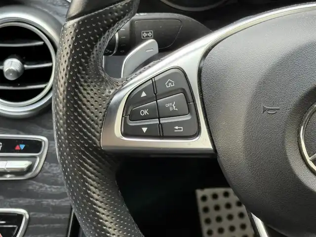 メルセデス・ベンツ Ｃ２００ アバンギャルド AMGライン 滋賀県 2017(平29)年 7.3万km ポーラホワイト HDDナビ/ワンセグテレビ（走行中視聴可能）/バックカメラ/ウィンカーミラー/クルーズコントロール/プッシュスタート/ETC/ブラインドスポットモニター/D+N席パワーシート/D+N席シートヒーター/レーンキープアシスト