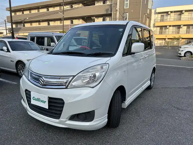 スズキ ソリオ G リミテッド 大阪府 2015(平27)年 2.9万km パール プッシュスタート/メモリナビ/片側パワースライドドア