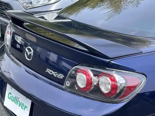 マツダ ＲＸ－８ タイプ RS 茨城県 2010(平22)年 13.4万km ストーミーブルーマイカ RECABOスポーツシート/純正アルミ/スペアキー×１/バックカメラ/社外HDDナビ/(フルセグTV、DVD再生あり)CARROZZERIA/KNIGHT SPORTSマフラー