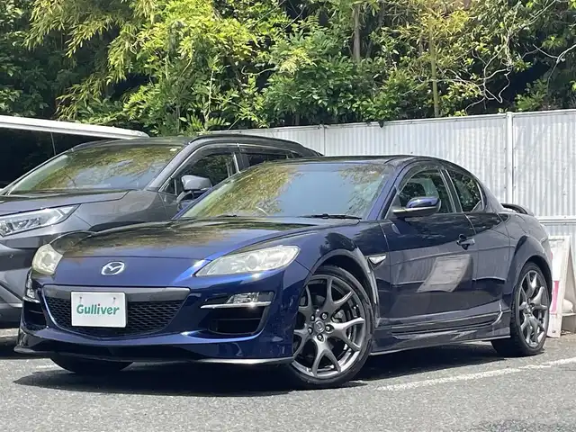 マツダ ＲＸ－８ タイプ RS 茨城県 2010(平22)年 13.4万km ストーミーブルーマイカ RECABOスポーツシート/純正アルミ/スペアキー×１/バックカメラ/社外HDDナビ/(フルセグTV、DVD再生あり)CARROZZERIA/KNIGHT SPORTSマフラー