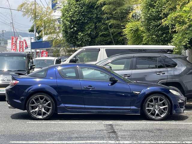 マツダ ＲＸ－８ タイプ RS 茨城県 2010(平22)年 13.4万km ストーミーブルーマイカ RECABOスポーツシート/純正アルミ/スペアキー×１/バックカメラ/社外HDDナビ/(フルセグTV、DVD再生あり)CARROZZERIA/KNIGHT SPORTSマフラー
