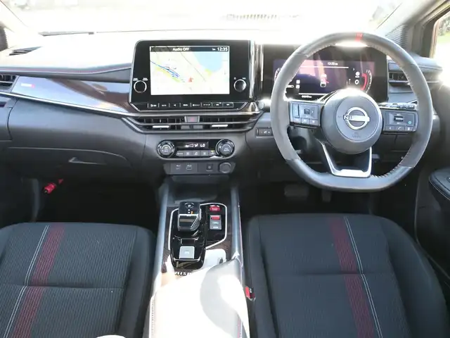 日産 オーラ ニスモ 千葉県 2022(令4)年 4.5万km スーパーブラック エマージェンシーブレーキ/プロパイロット/インテリジェントクルーズコントロール/インテリジェントルームミラー/ワイヤレス充電/純正ナビ/地デジTV/【Bluetooth接続】/アラウンドビューモニター/コンビハンドル/ステアリングスイッチ/ETC（2.0）/LEDヘッドライト/フォグライト/ウインカーミラー/コーナーセンサー/純正17インチアルミホイル/サイド/カーテンエアバッグ/インテリジェントキー