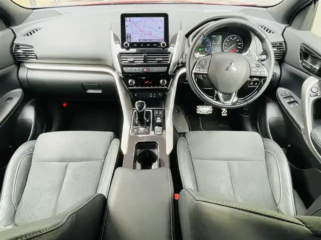 三菱 エクリプス クロス ＰＨＥＶ P 神奈川県 2021(令3)年 3.6万km レッドダイヤモンド 登録時走行距離35657km/ワンオーナー/純正メモリナビ/　【CD/DVD/フルセグTV】/全方位カメラ/バックカメラ/ETC/ヘッドアップディスプレイ/クルーズコントロール(追従走行有り)/衝突被害軽減ブレーキ/ブラインドスポットモニター/レーンキープアシスト/ハーフレザーシート（黒）/シートヒーター/パワーシート/コーナーセンサー/横滑り防止/ステアリングヒーター/純正LEDライト/オートライト/フォグランプ/ヘッドライトレベライザー/純正18インチアルミホイール /ウインカーミラー/純正フロアマット/リアプライバシーガラス/プッシュスタート/スペアキー×1【スマートキー】/保証書/取扱説明書