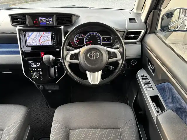 トヨタ タンク カスタムG 愛知県 2019(令1)年 10万km ブラックマイカメタリック ワンオーナー/純正ナビ（NSZT-W68T）/　CD/DVD/SD/BT/AM/FM/フルセグＴＶ/バックカメラ/スマートアシスト３/フロントスポイラー/両側電動スライドドア/クルーズコントロール/ＥＴＣ/純正フロアマット/純正ドアバイザー/LEDヘッドライト/スマートキー×2/ＩＳＯＦＩＸ