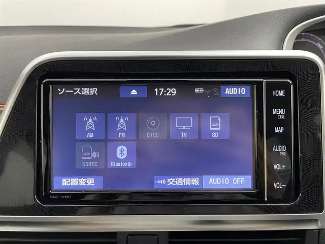 トヨタ シエンタ ハイブリッド G クエロ 群馬県 2019(平31)年 6万km ブラックマイカ 純正ディーラーナビ(NSZT-W68T)/・CD/DVD/SD(MSV)/Bluetooth/フルセグTV/========/両側パワースライドドア　　純正ディーラーナビ　全周囲モニター　ハーフレザーシート　シートヒーター　前後ドライブレコーダー　衝突軽減　ＬＥＤヘッドライト　オートライト　　フォグランプ　　スマートキー