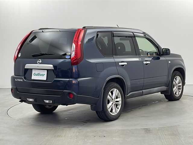 日産 エクストレイル 20X 栃木県 2012(平24)年 17.5万km スチールブルー 純正ナビ/(AM/FM/CD/DVD/Bluetooth/SD)/フルセグTV/バックカメラ/4WD/ETC/シートヒーター/スマートキー/オートライト/ダウンヒルアシストコントロール/パワーステアリング/ルーフレール