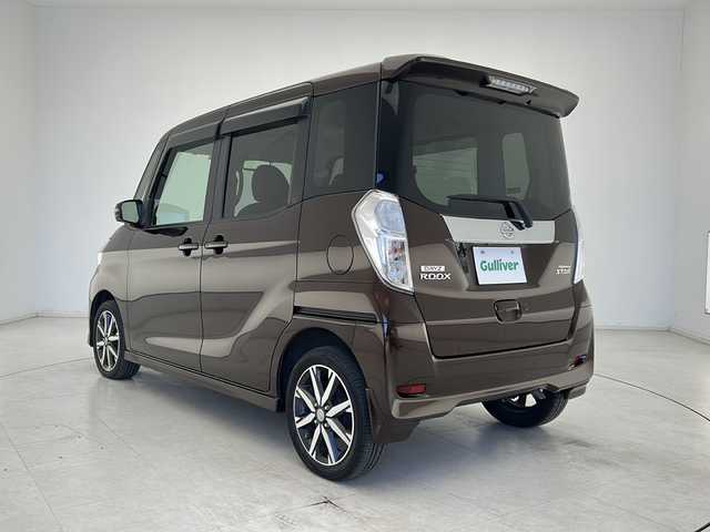 日産 デイズ ルークス ハイウェイスター Gターボ 千葉県 2018(平30)年 5.5万km モカブラウンP 禁煙車/純正ナビ/　CD/DVD/Bluetooth/フルセグTV/クルーズコントロール/アラウンドビューモニター/衝突軽減ブレーキ/オートハイビーム/LEDライト/フォグランプ/両側パワースライド/ETC/純正ドラレコ/ステアリングスイッチ/電動格納ミラー/フロアマット/純正ドアバイザー/フロアマット