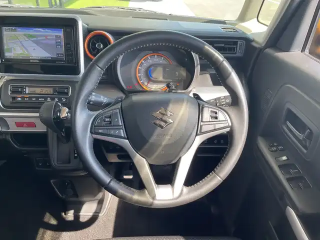 スズキ スペーシア ギア HYBRID XZターボ 愛知県 2018(平30)年 5.6万km アクティブイエロー/ガンメタリック2トーン HUD/両側パワースライドドア/クルーズコントロール/LDA/PCS/パドルシフト/クリアランスソナー/フォグランプ/社外SDナビ/フルセグテレビ/Bluetooth/スマートキー/純正フロアマット/シートヒーター/コーナーセンサー/レーンキープアシスト/オートライト/LEDヘッドライト