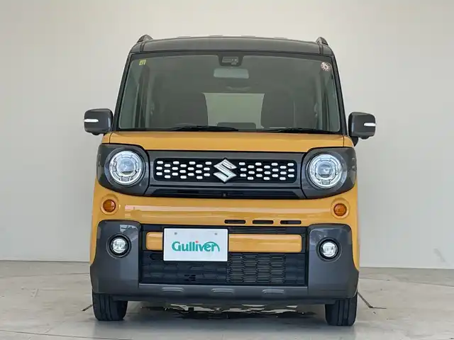 スズキ スペーシア ギア HYBRID XZターボ 愛知県 2018(平30)年 5.6万km アクティブイエロー/ガンメタリック2トーン HUD/両側パワースライドドア/クルーズコントロール/LDA/PCS/パドルシフト/クリアランスソナー/フォグランプ/社外SDナビ/フルセグテレビ/Bluetooth/スマートキー/純正フロアマット/シートヒーター/コーナーセンサー/レーンキープアシスト/オートライト/LEDヘッドライト