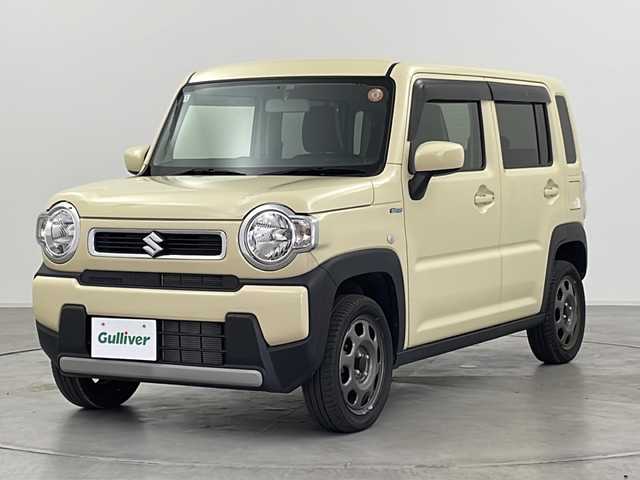 スズキ ハスラー HYBRID G 群馬県 2022(令4)年 1.2万km シフォンアイボリーM 純正ナビ　フルセグＴＶ　Ｂｌｕｅｔｏｏｔｈ接続　オートライト　前席シートヒーター　ＥＴＣ　ドラレコ　スマートキー　プッシュスタートボタン　純正アルミホイール　アイドリングストップ　横滑り防止装置　禁煙