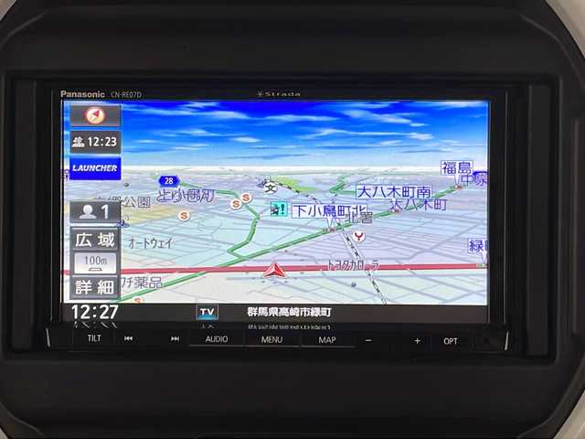 スズキ ハスラー HYBRID G 群馬県 2022(令4)年 1.2万km シフォンアイボリーM 純正ナビ　フルセグＴＶ　Ｂｌｕｅｔｏｏｔｈ接続　オートライト　前席シートヒーター　ＥＴＣ　ドラレコ　スマートキー　プッシュスタートボタン　純正アルミホイール　アイドリングストップ　横滑り防止装置　禁煙