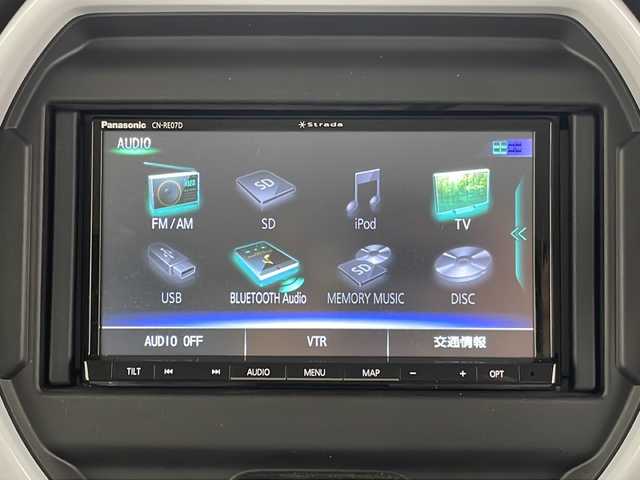 スズキ ハスラー HYBRID G 群馬県 2022(令4)年 1.2万km シフォンアイボリーM 純正ナビ　フルセグＴＶ　Ｂｌｕｅｔｏｏｔｈ接続　オートライト　前席シートヒーター　ＥＴＣ　ドラレコ　スマートキー　プッシュスタートボタン　純正アルミホイール　アイドリングストップ　横滑り防止装置　禁煙