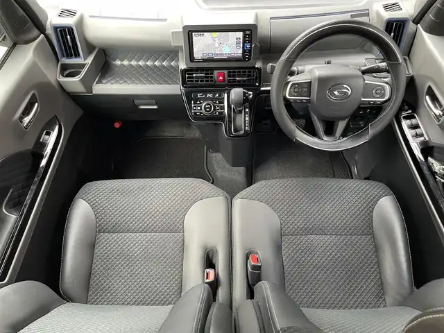 ダイハツ タント カスタム RS 滋賀県 2020(令2)年 2.5万km シャイニングホワイトパール 純正ナビ/(Bluetooth/CD/DVD/フルセグTV)/衝突被害軽減システム/全方位カメラ/レーダークルーズコントロール/両側パワースライドドア/ETC/コーナーセンサー/ステアリングスイッチ/ハーフレザーシート/LEDヘッドライト/オートライト/オートハイビーム/純正15インチアルミホイール/ドライブレコーダー/スペアキー
