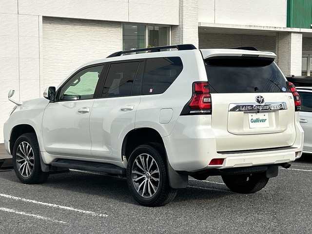 トヨタ ランドクルーザー プラド TX Lパッケージ 千葉県 2019(平31)年 5.8万km ホワイトパールクリスタルシャイン ワンオーナー　９型ナビ　バックカメラ　ＥＴＣ　クルコン　ドラレコ　フルセグ　Ｂｔ　ＤＶＤ　電動エアシート・ヒーター　ウッド調コンビハンドル　ＰＣＳ　ＡＨＢ　ＬＥＤライト　レーンアシスト　１９インチＡＷ